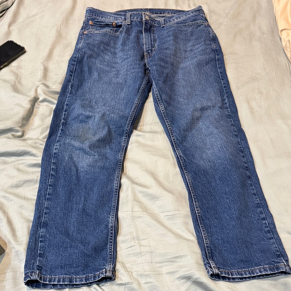 Levi 505 Strauss - Classic Indigo Relaxed Men's Jeans - 32 x 30 (28)